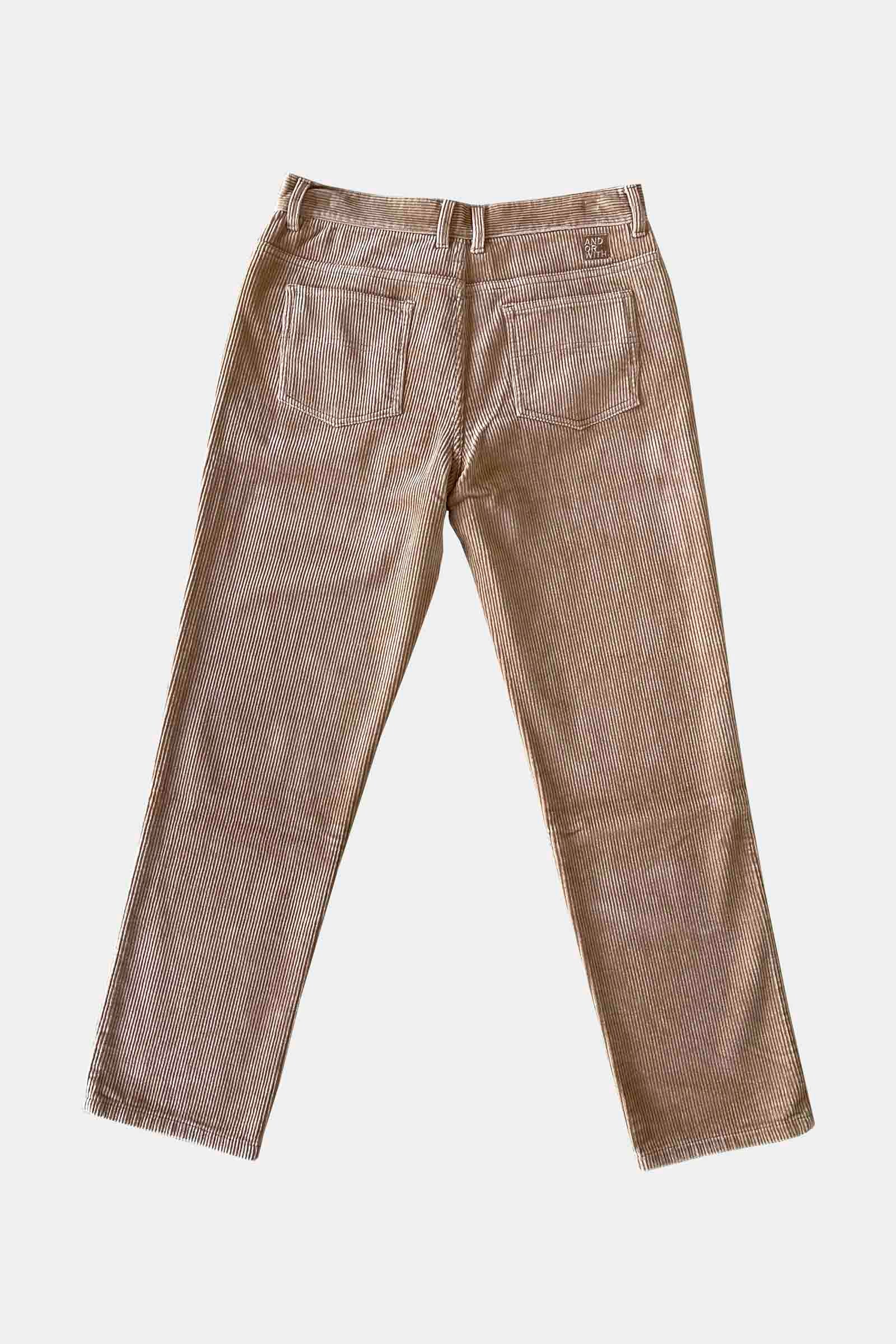 unisex-corduroy-pants-tan-andorwith-surf-skate-wear