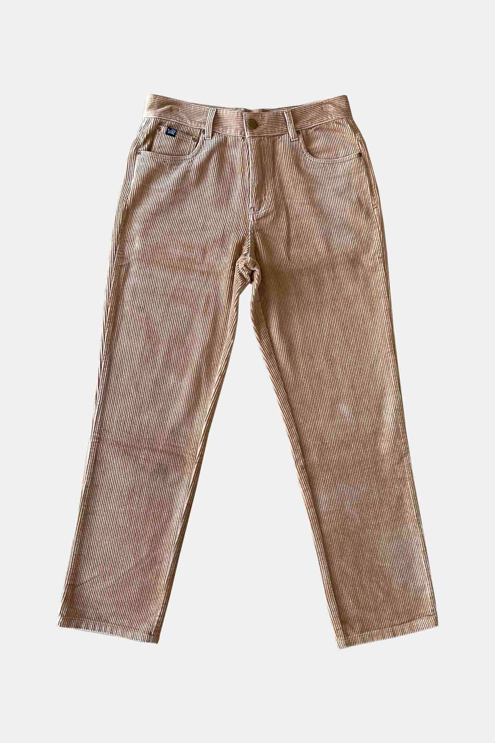 unisex-corduroy-pants-tan-andorwith-surf-skate-wear