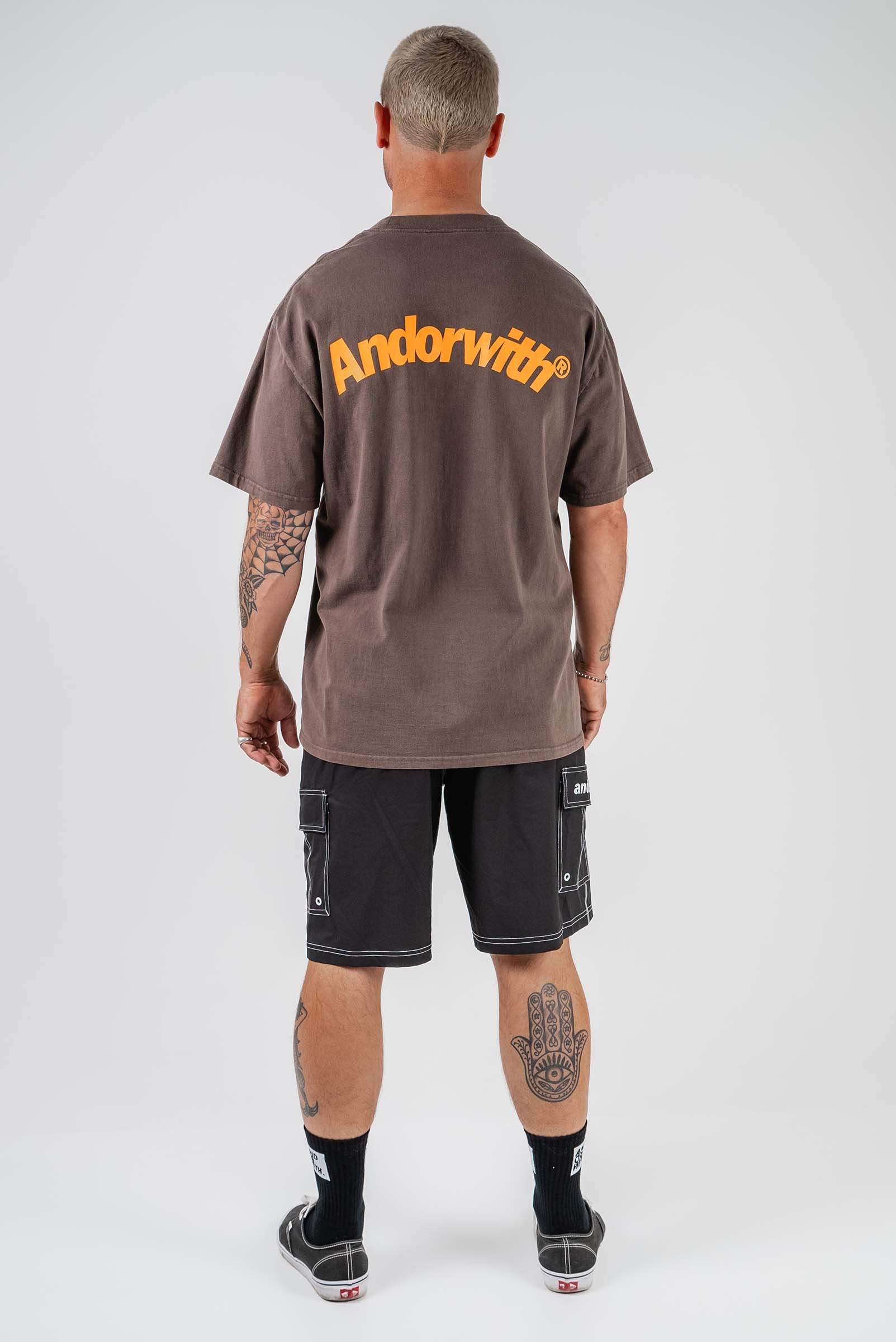 Swoop Oversized Tee Brown