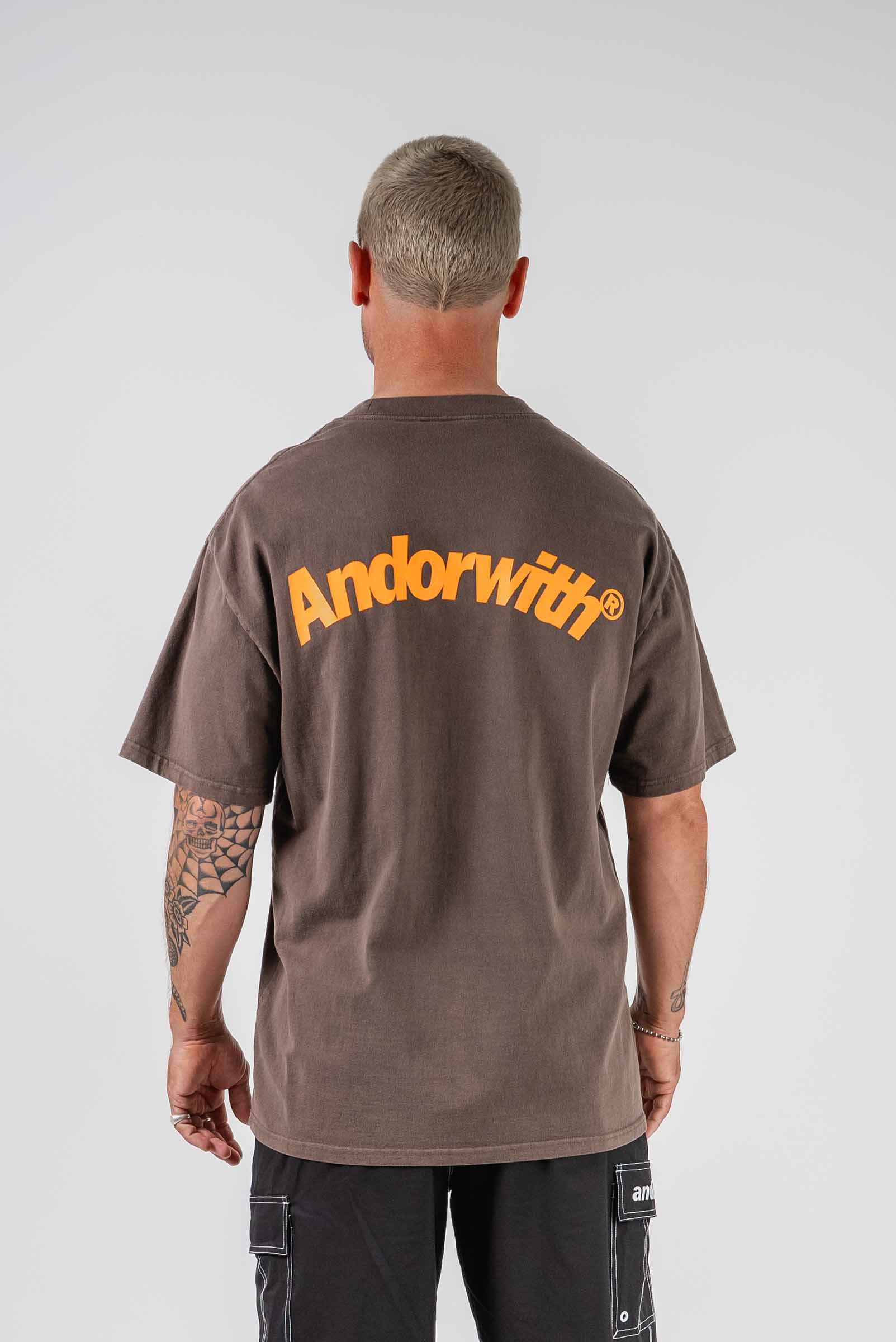 Swoop Oversized Tee Brown