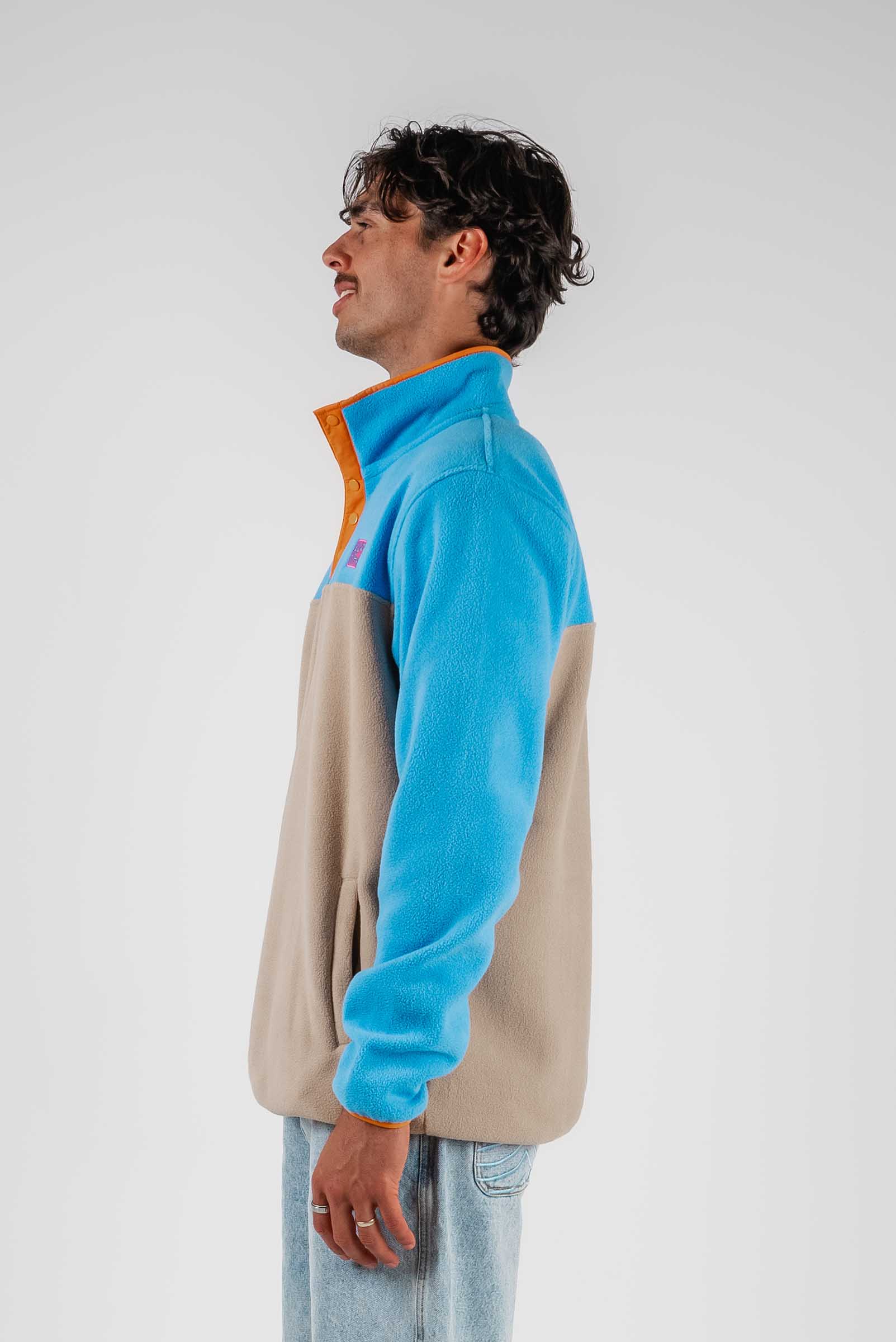 Campfire 1/4 Snap Polar Fleece Pullover Blue