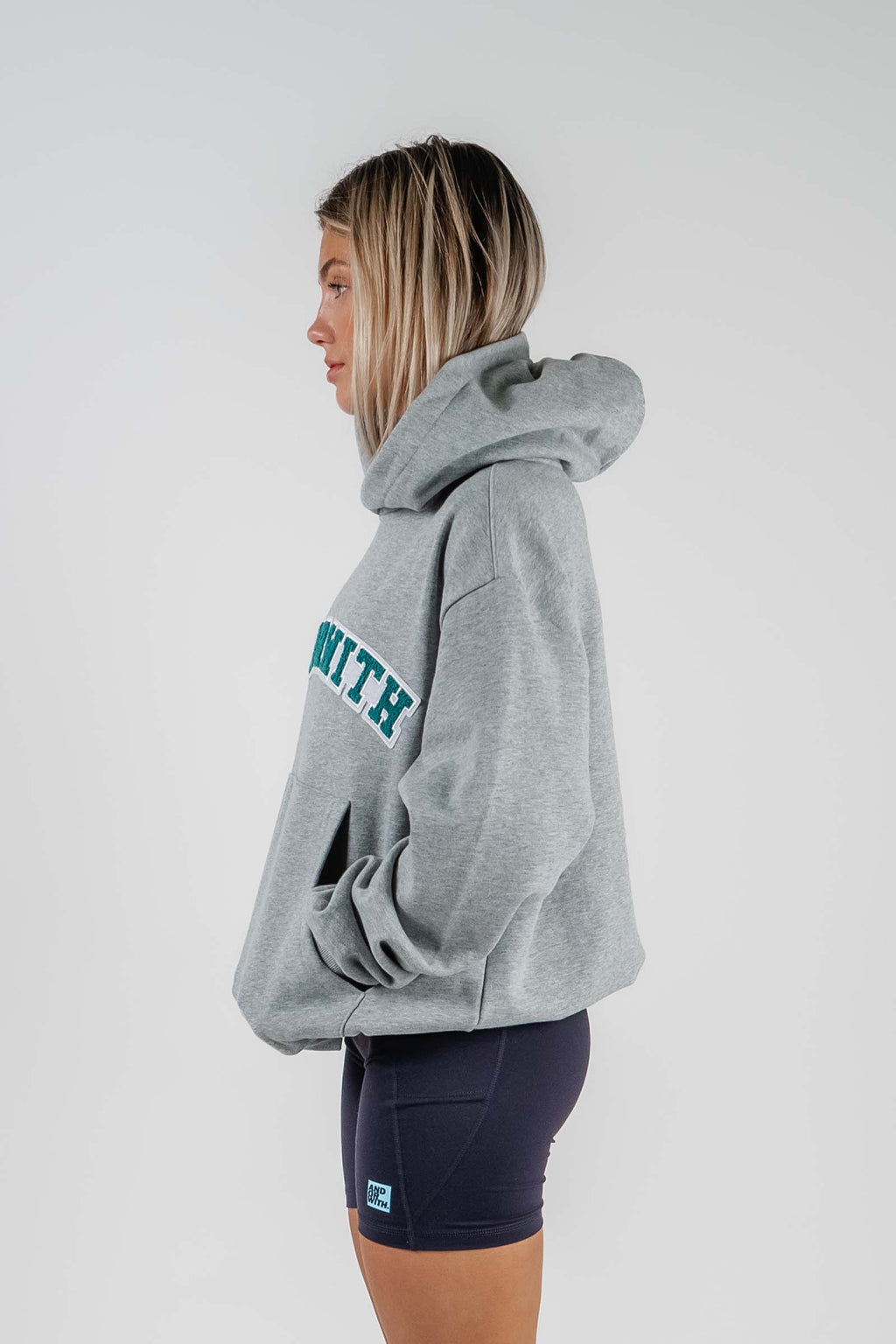 Team Box Fit Hoodie Grey