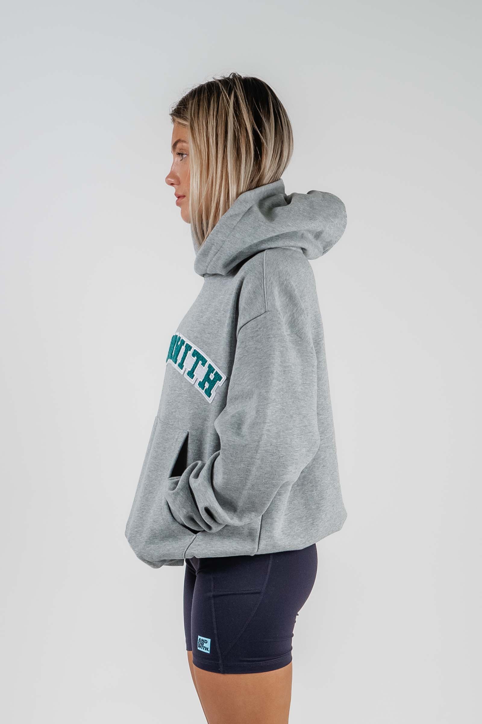 Team Box Fit Hoodie Grey