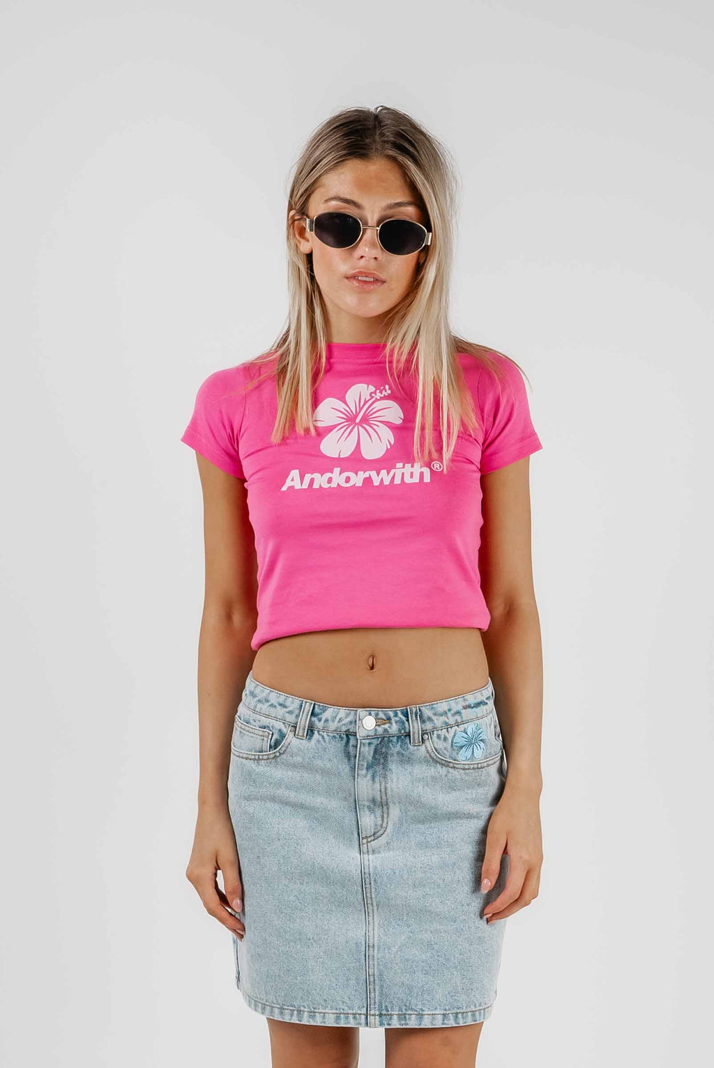 Resort Baby Fit Tee Pink