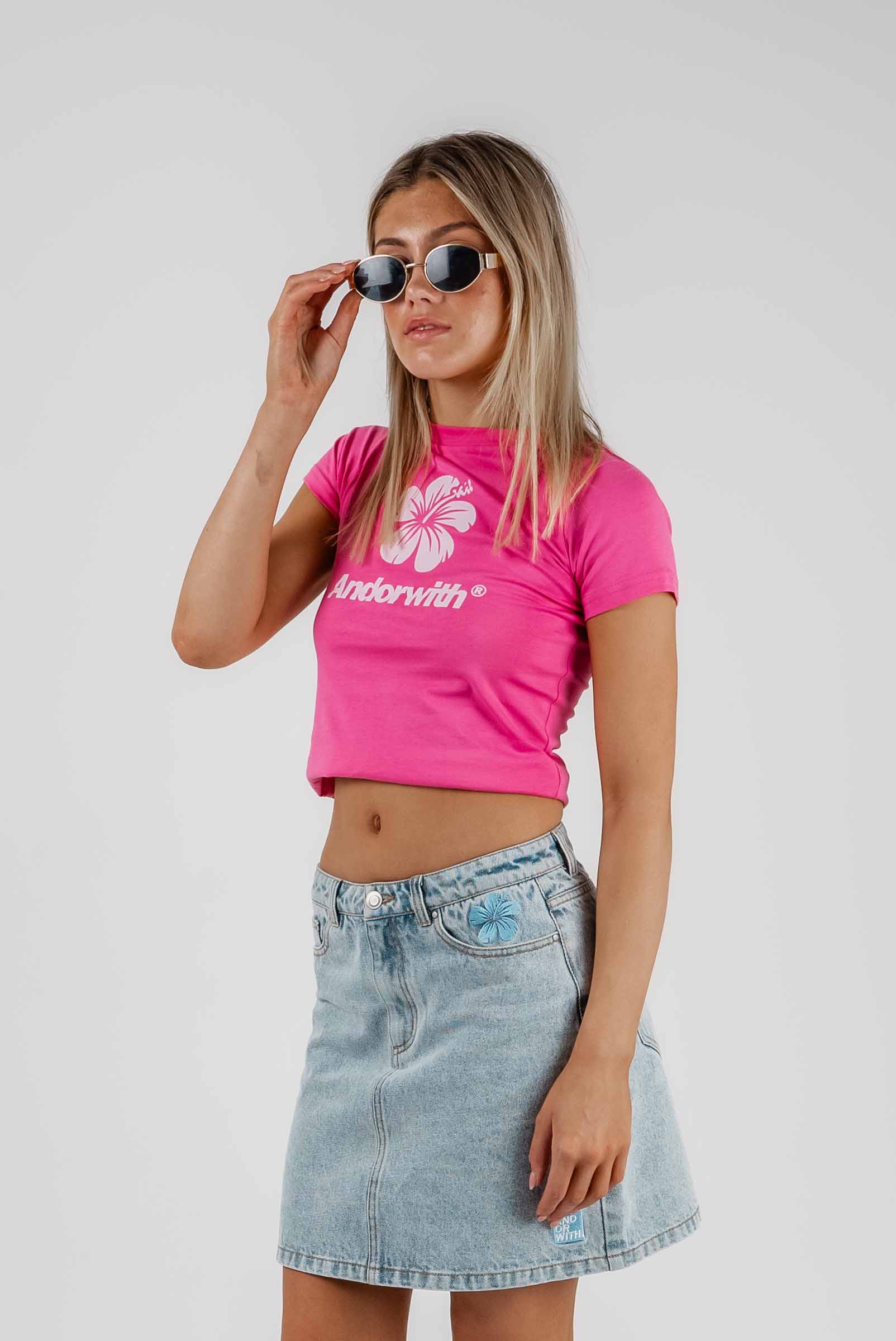 Resort Baby Fit Tee Pink