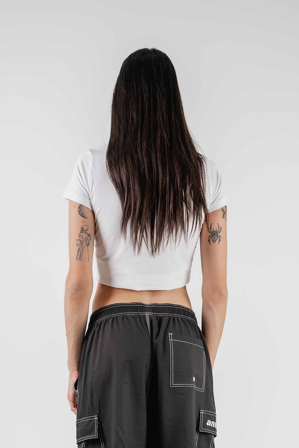 On Fire Baby Fit Tee White