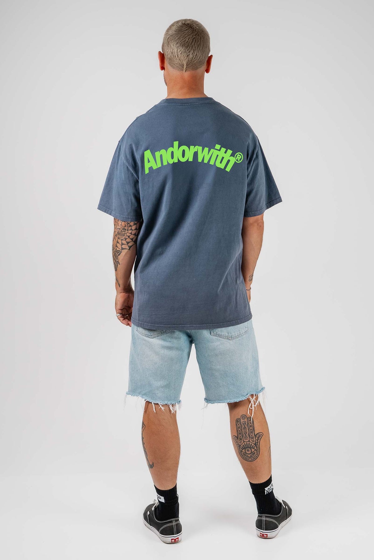 Swoop Oversized Tee Blue