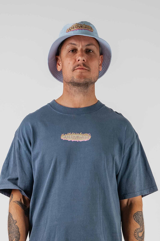 On Fire Bucket Hat Blue