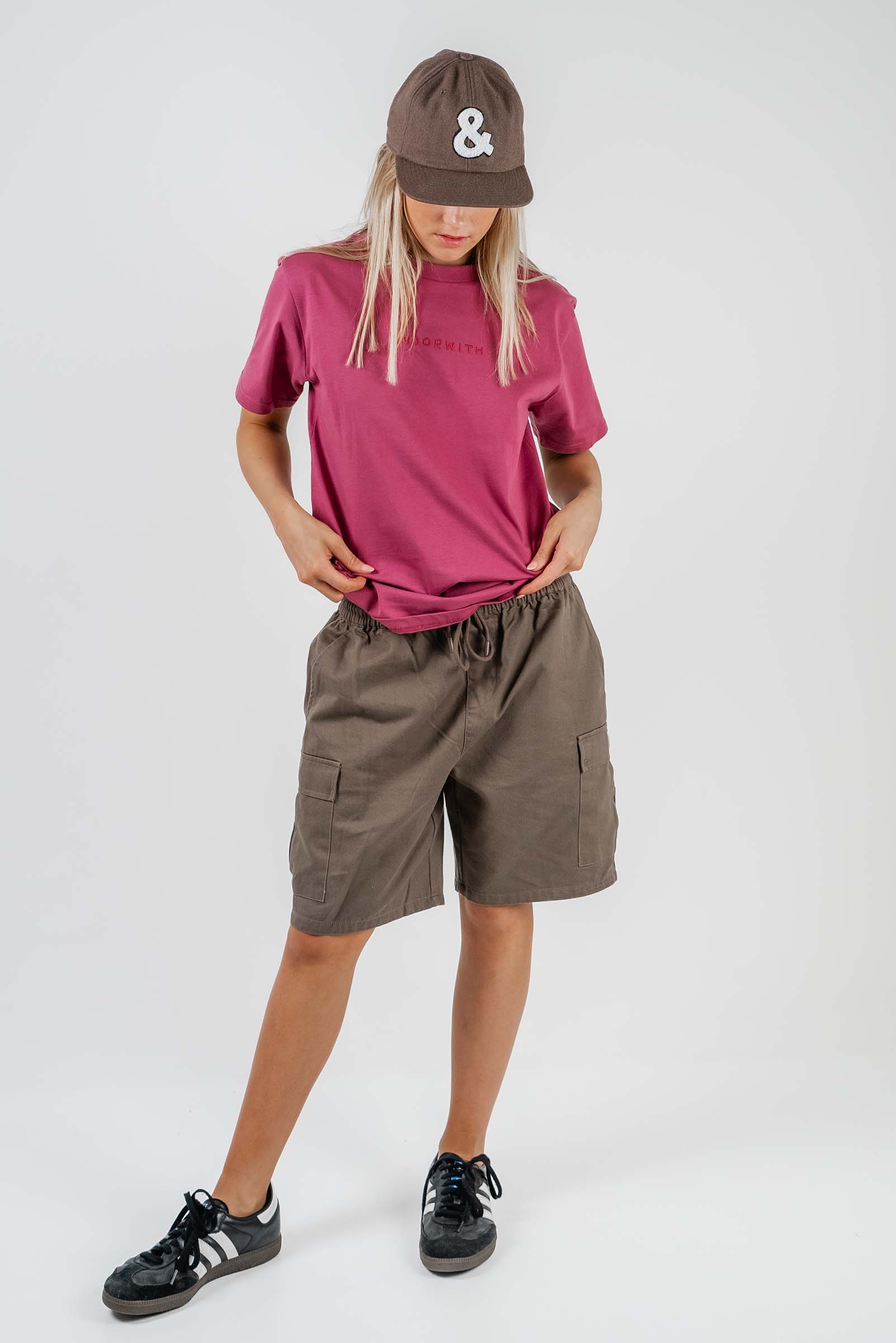 Family Tee Cranberry