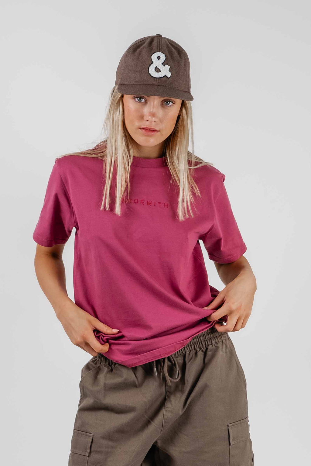 Family Tee Cranberry