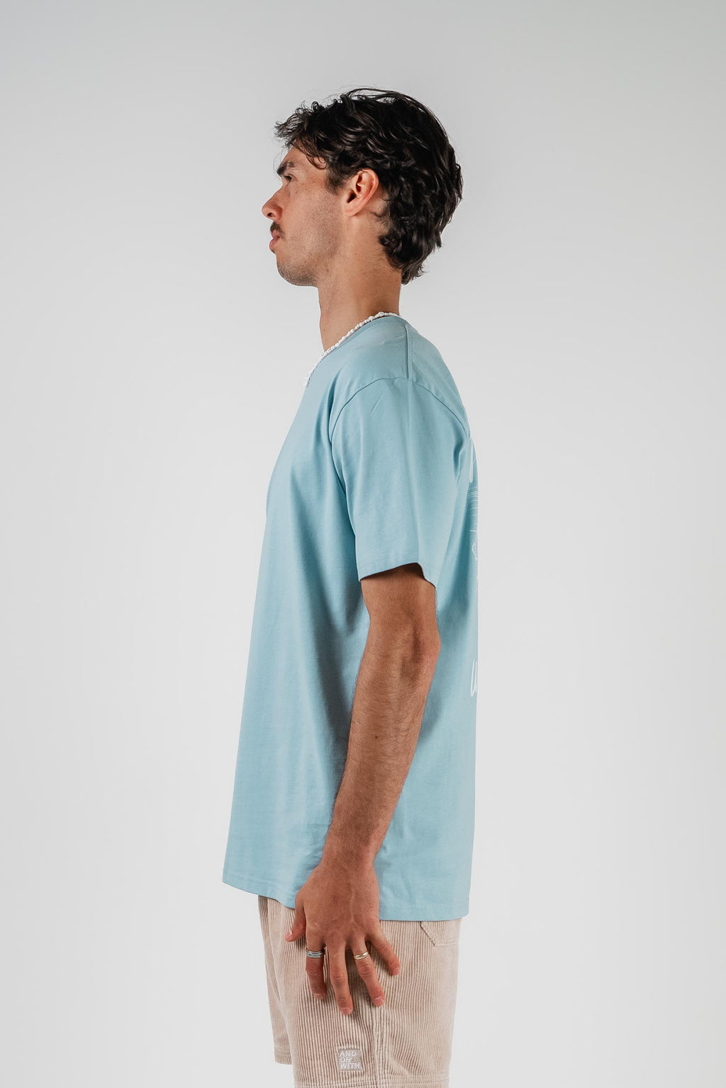 Weekend Getaways Tee Pale Blue