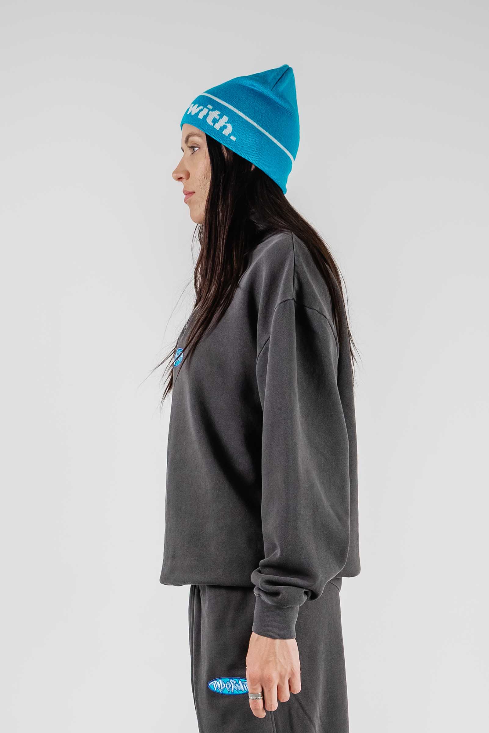 Shield 1/4 Zip Fleece Pullover Faded Black