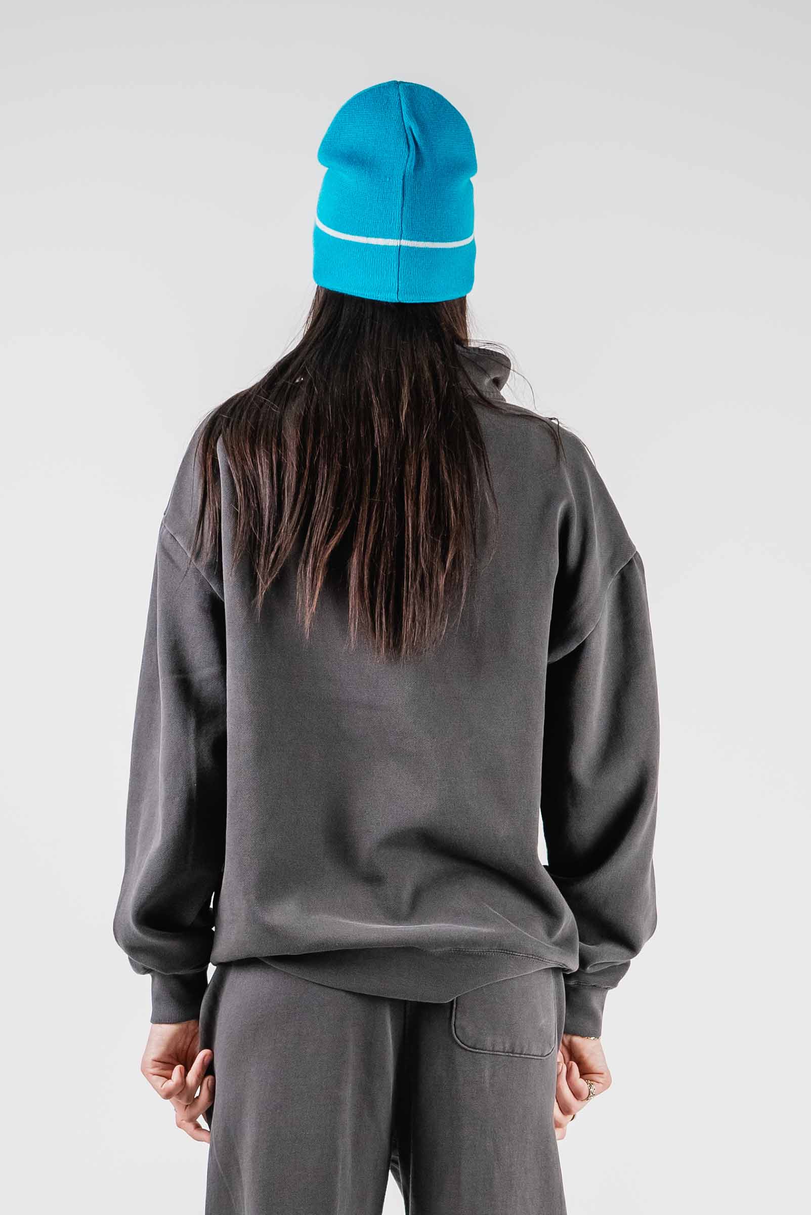 Shield 1/4 Zip Fleece Pullover Faded Black