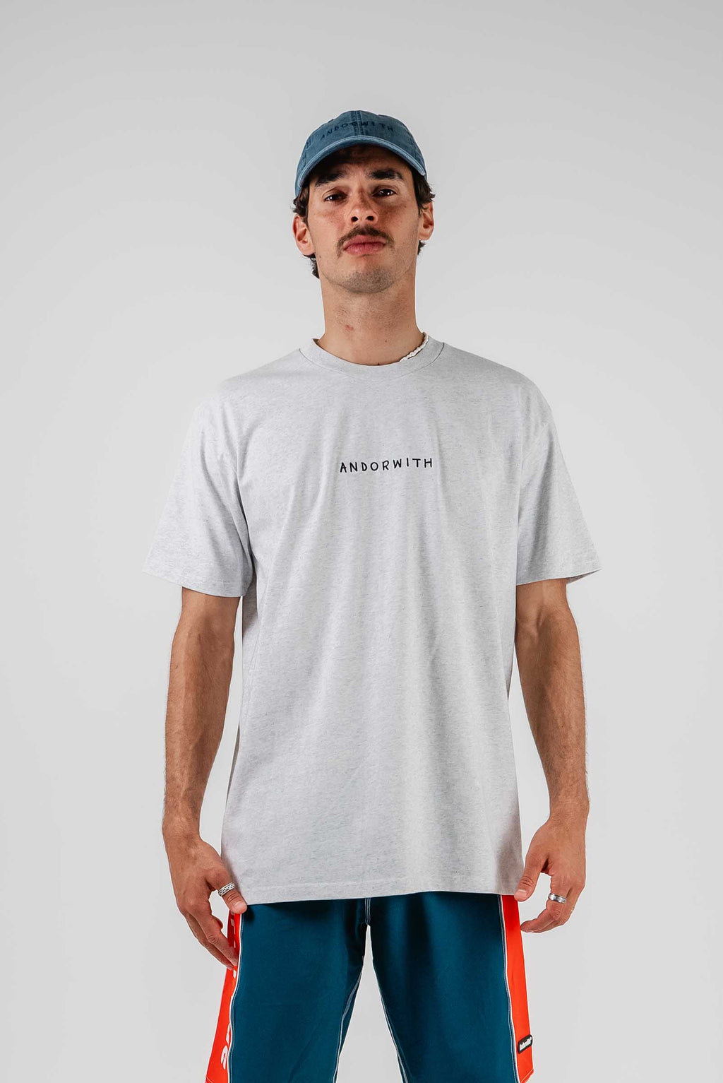 Family Tee White Marle