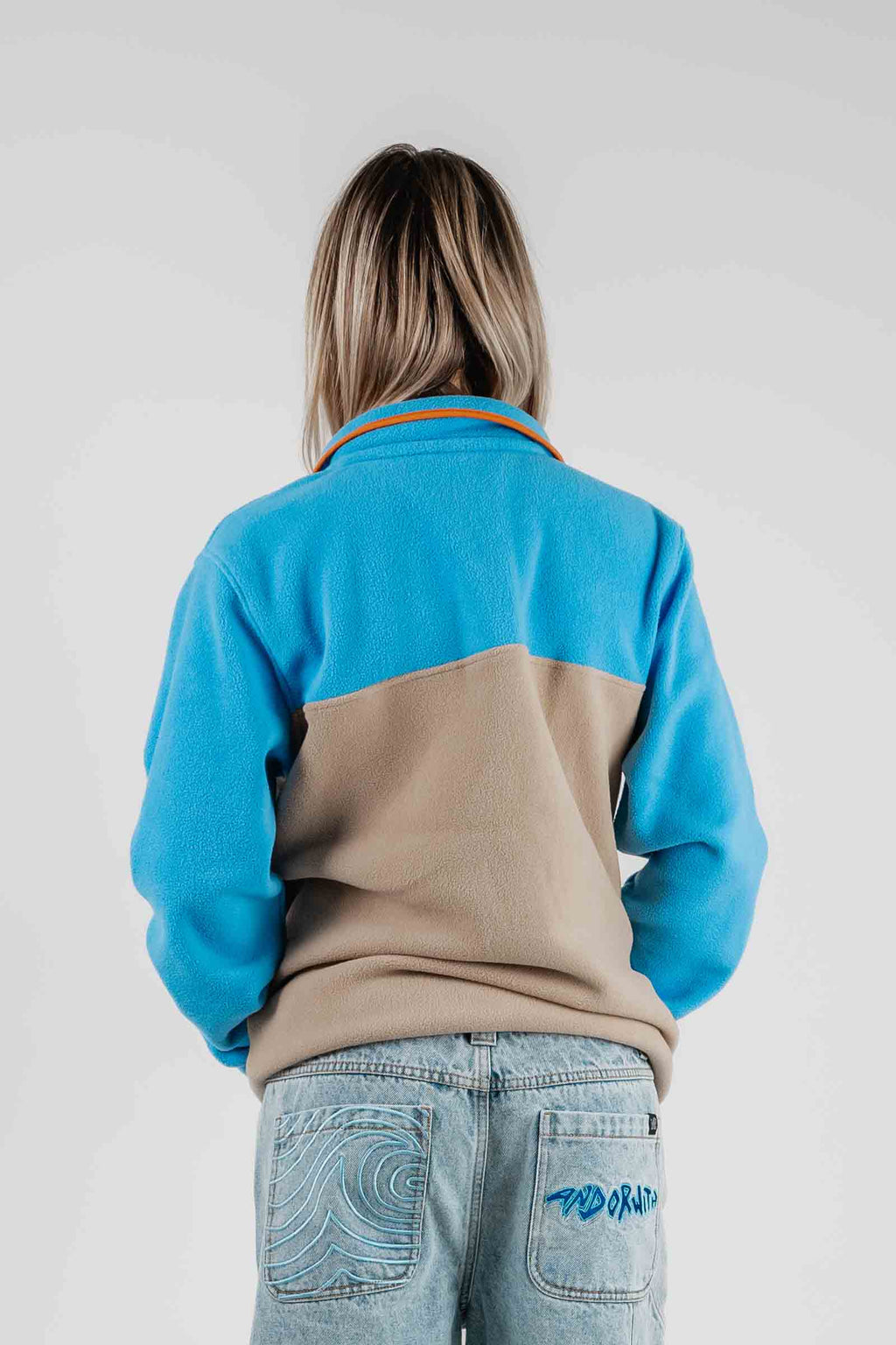 Campfire 1/4 Snap Polar Fleece Pullover Blue