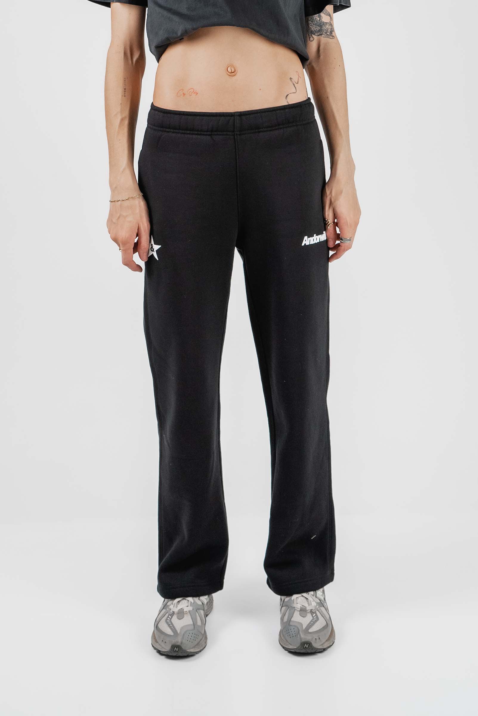 Rock Star Track Pants Black