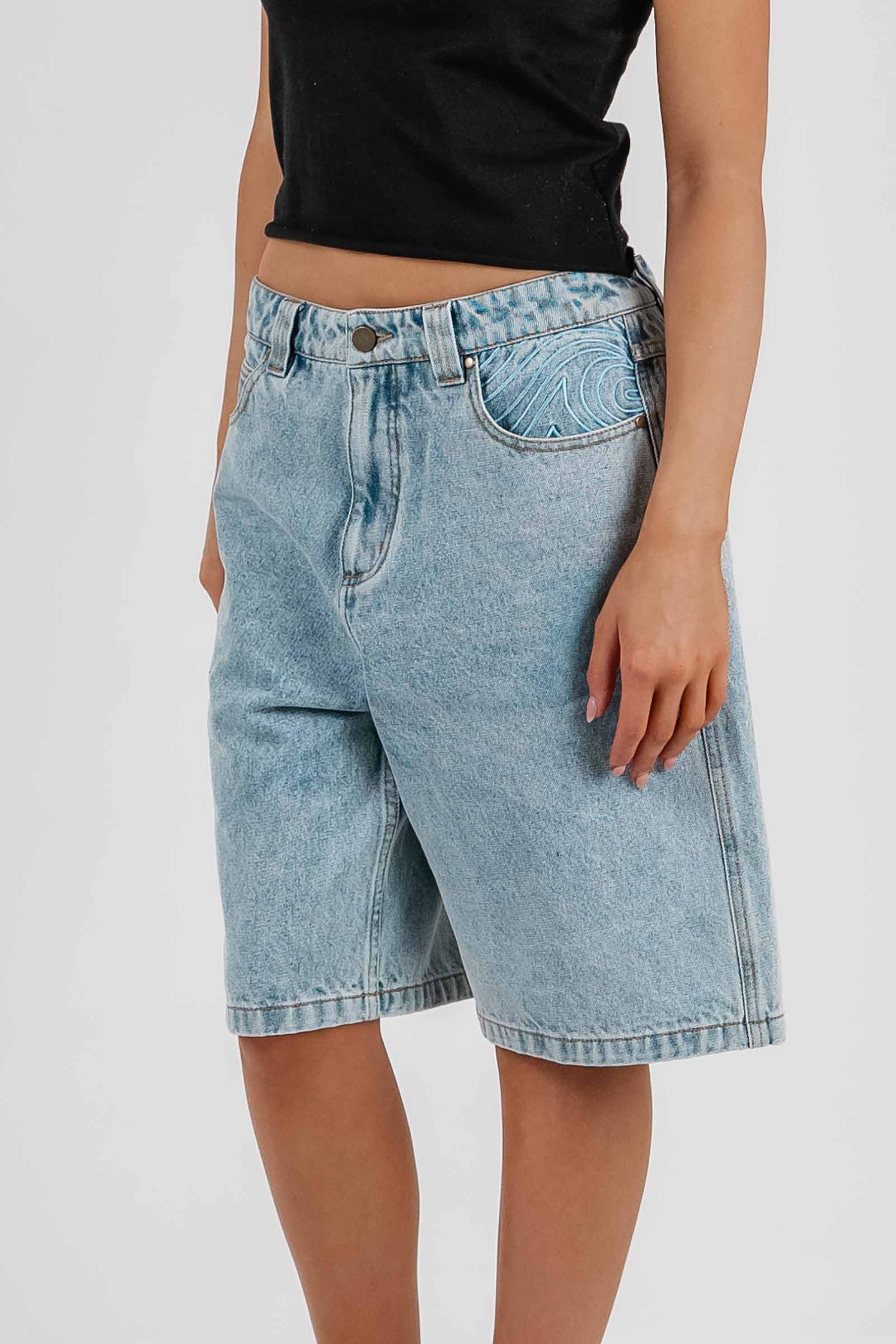 Waves Denim 21" Workwear Shorts