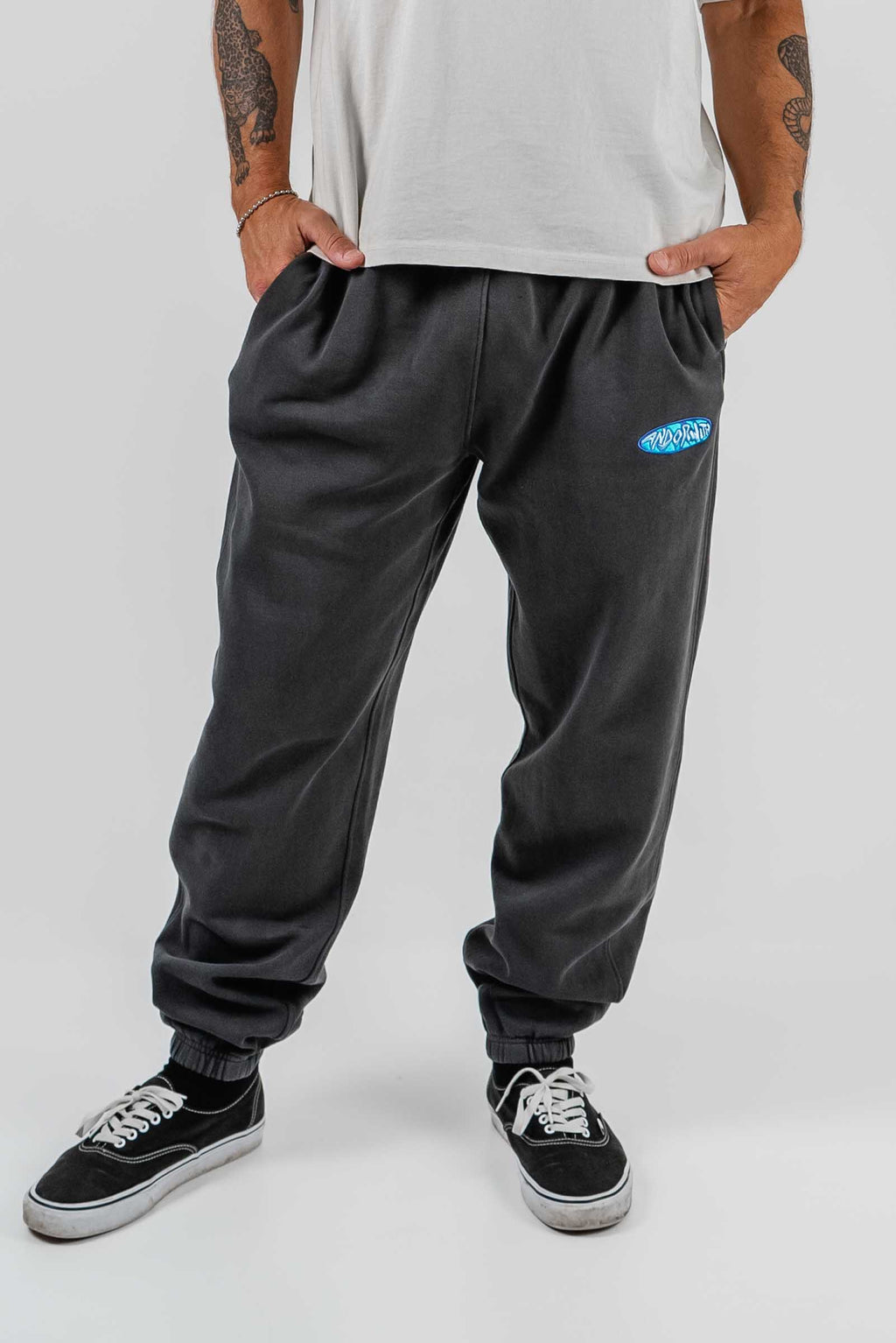 Shield Trackpants Faded Black