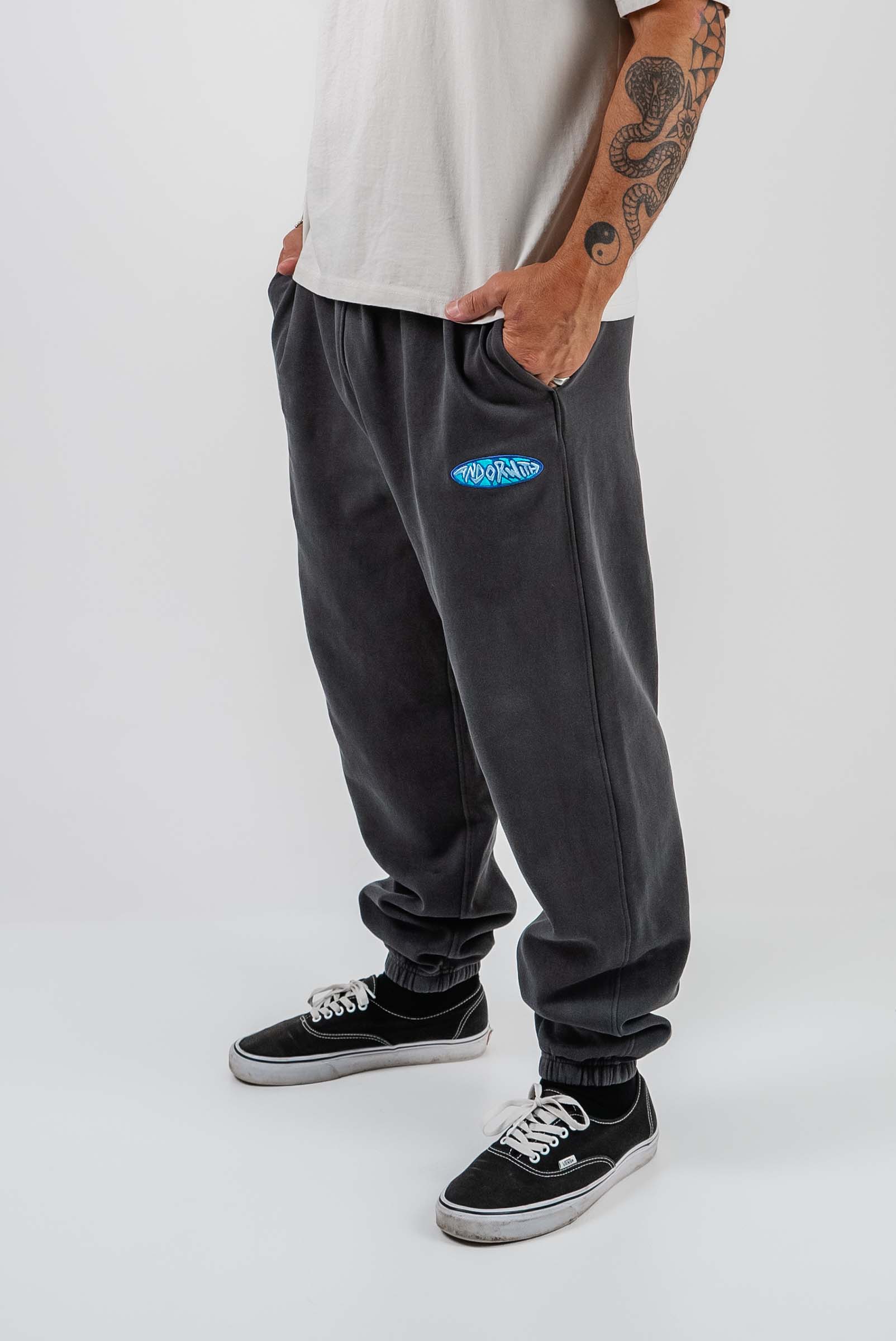 Shield Trackpants Faded Black