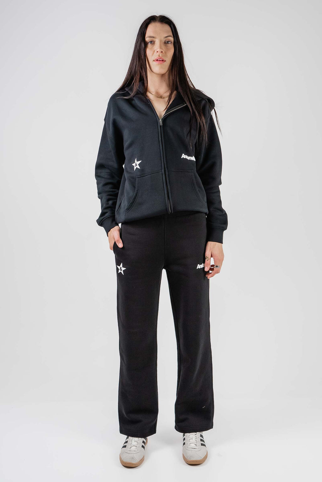 Rock Star Track Pants Black