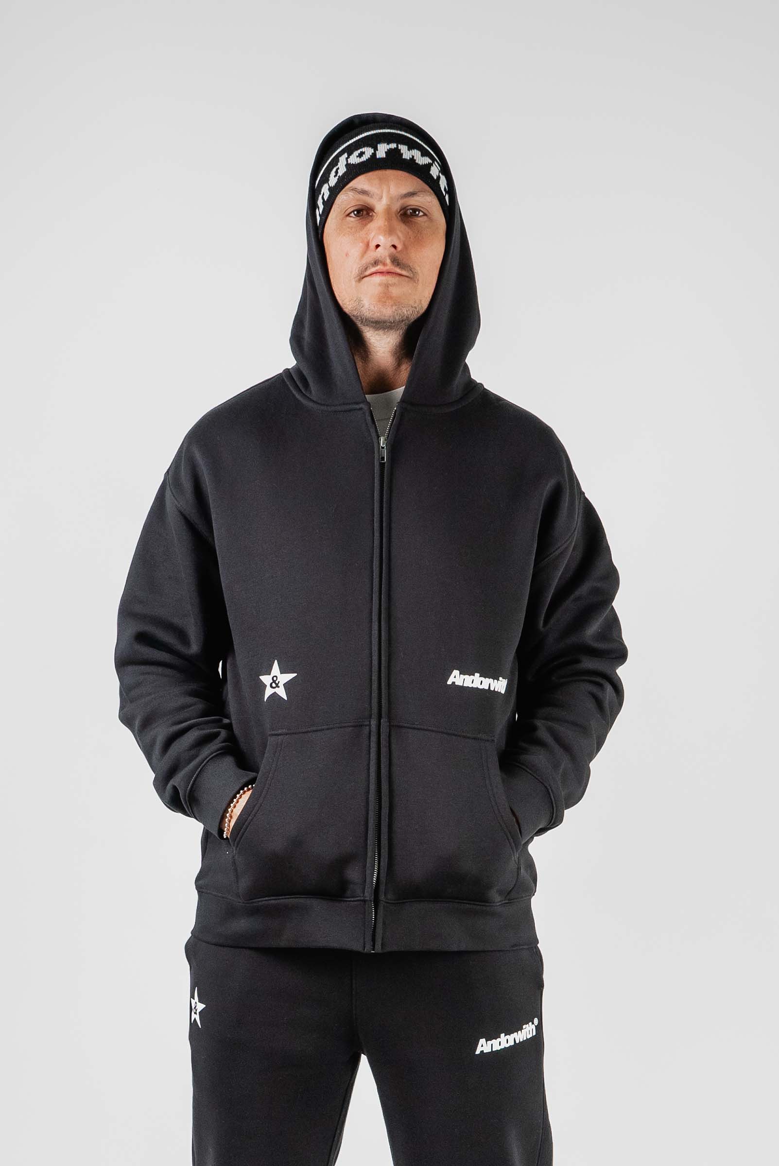 Rock Star Hoodie Black