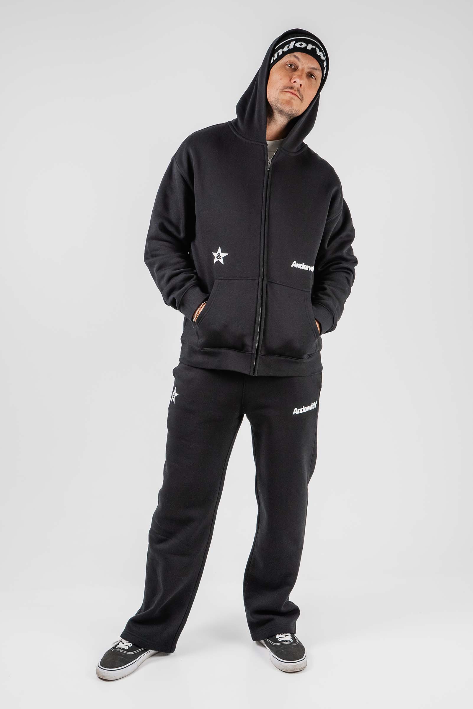 Rock Star Hoodie Black