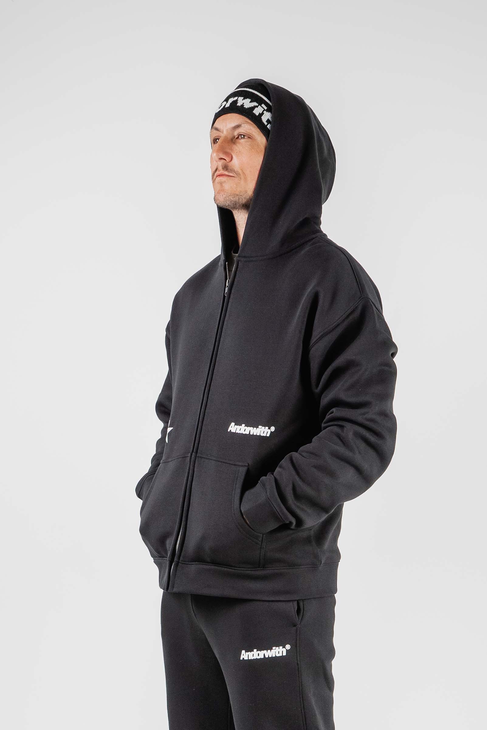 Rock Star Hoodie Black