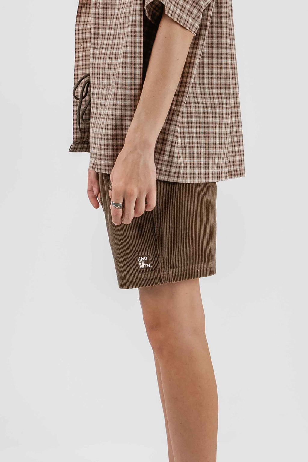 Beach Bum Corduroy Shorts Brown