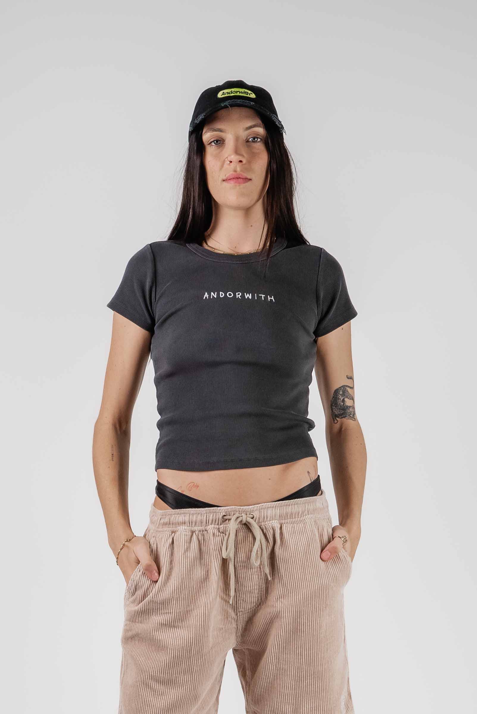 Family Ribbed Tee Organic Black