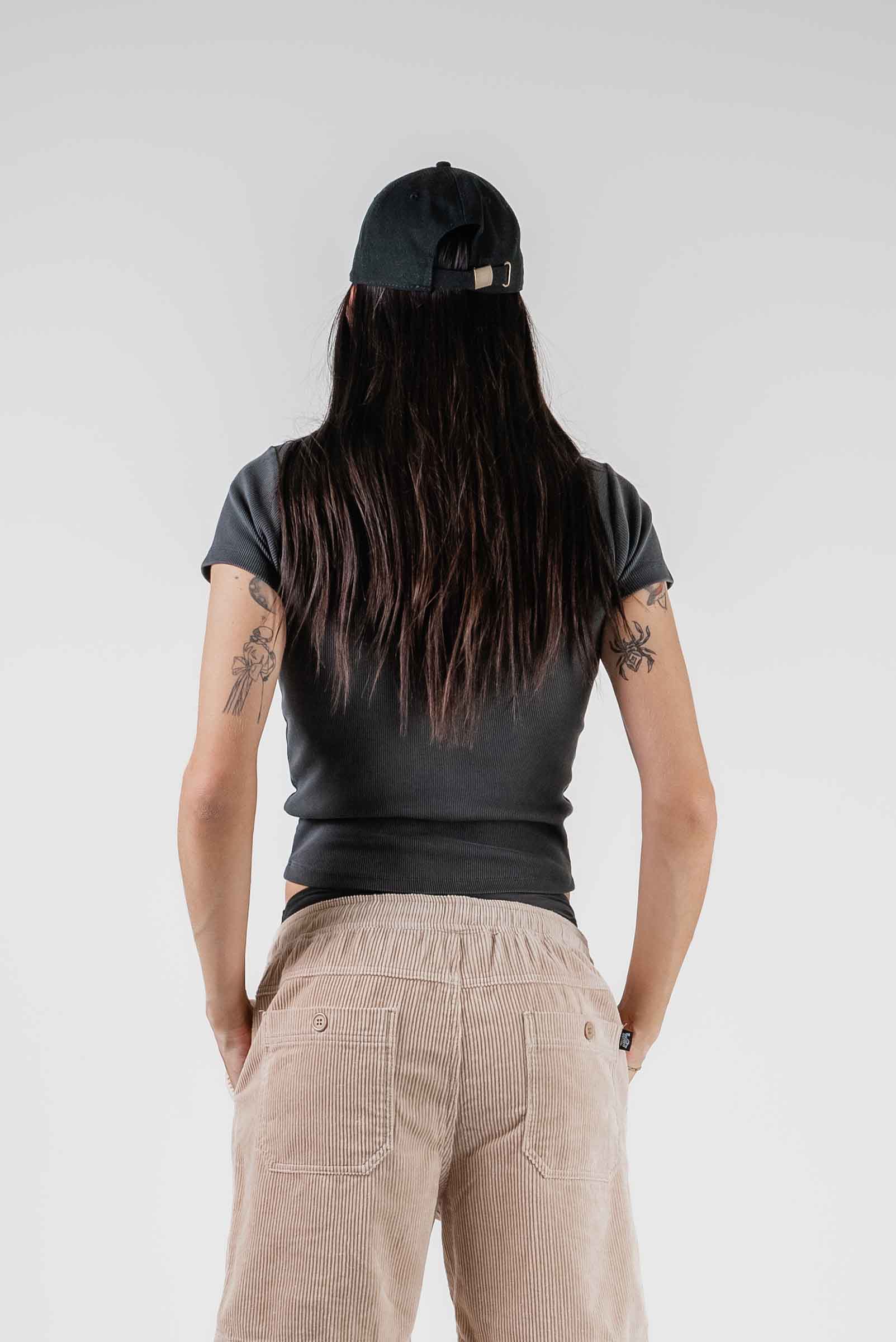 Family Ribbed Tee Organic Black
