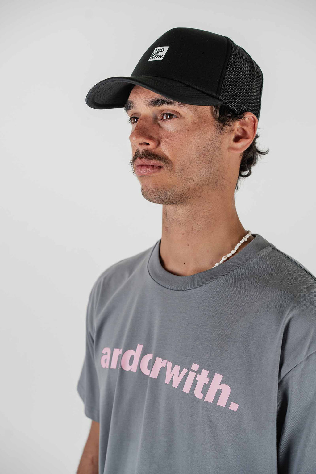 Logo Foam Trucker Hat Black