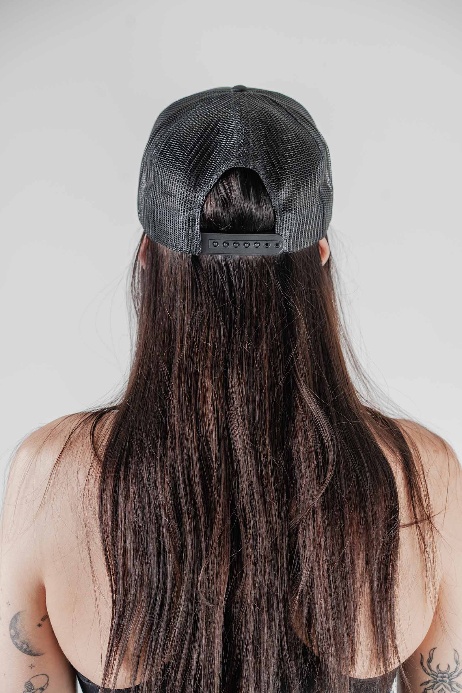 Logo Foam Trucker Hat Black