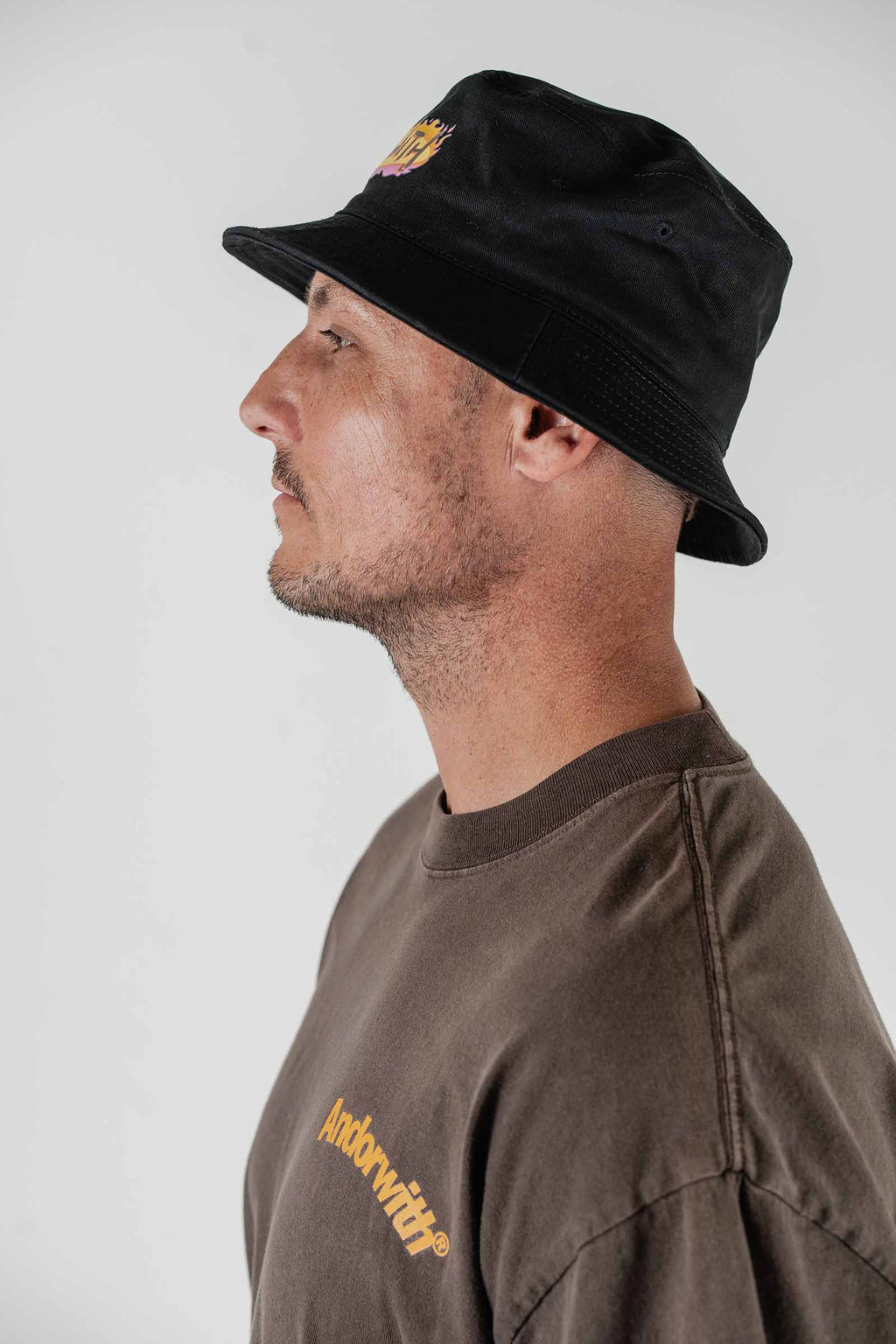 On Fire Bucket Cap Black