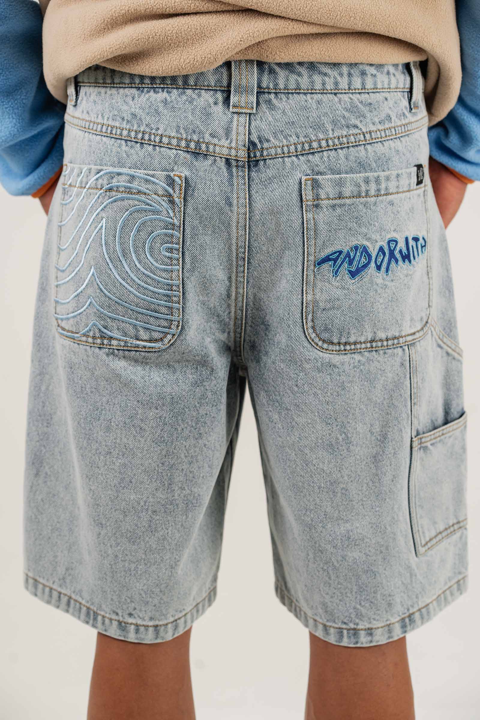 Waves Denim 21" Workwear Shorts