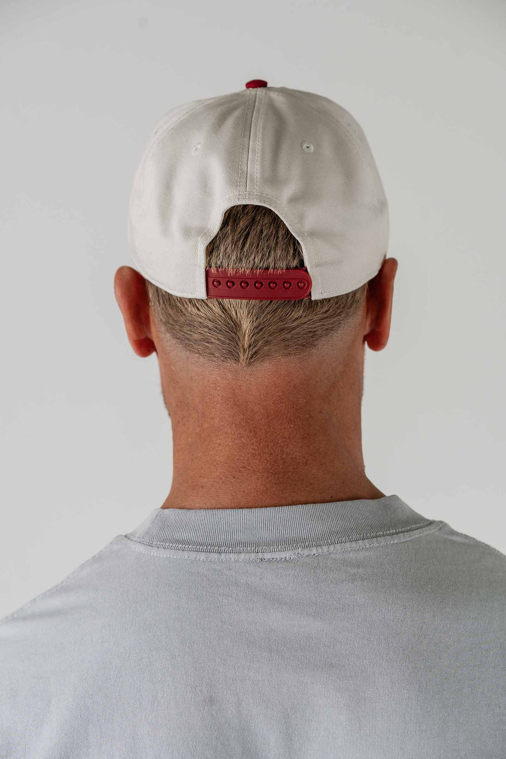 Trippy Flower Baseball Cap Cream/Red