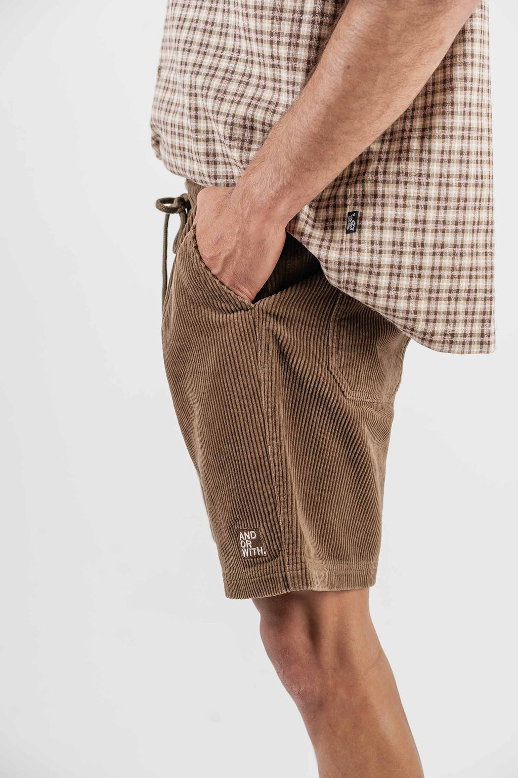 Beach Bum Corduroy Shorts Brown