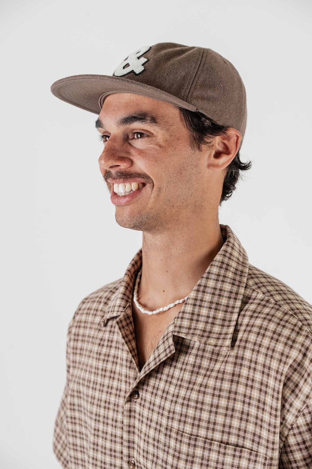 Team Wool Baseball Cap Coffee