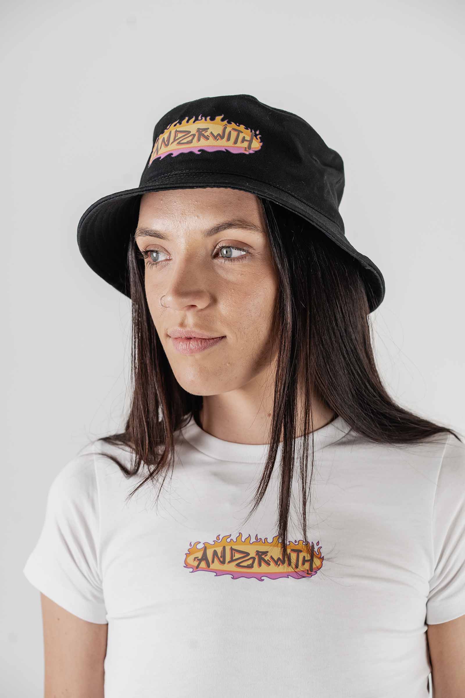 On Fire Bucket Cap Black