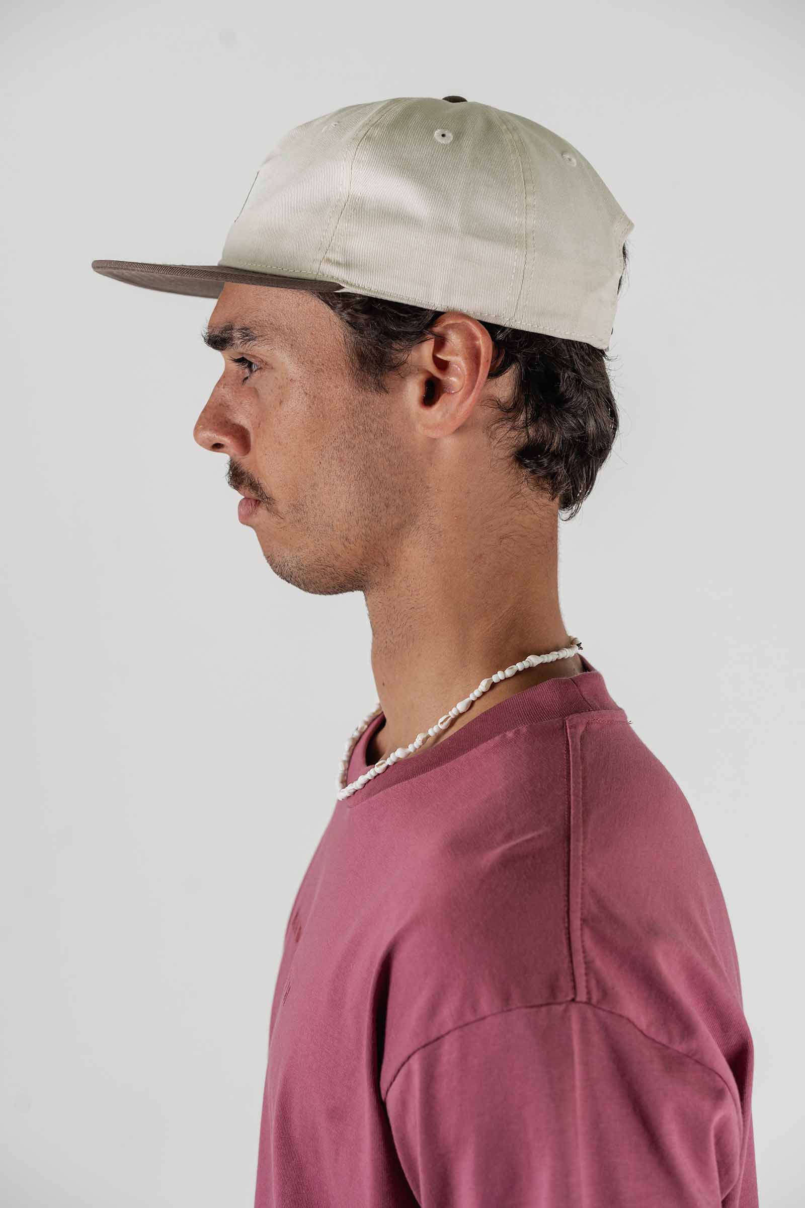 Logo Baseball Cap Cream/Coffee