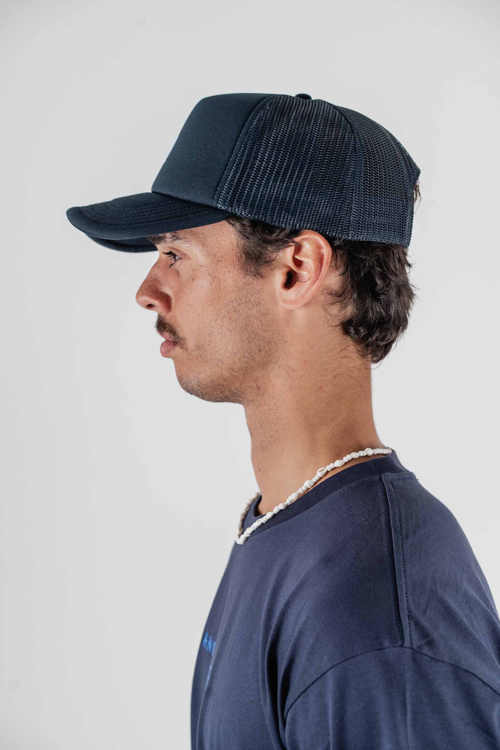 Logo Foam Trucker Hat Navy