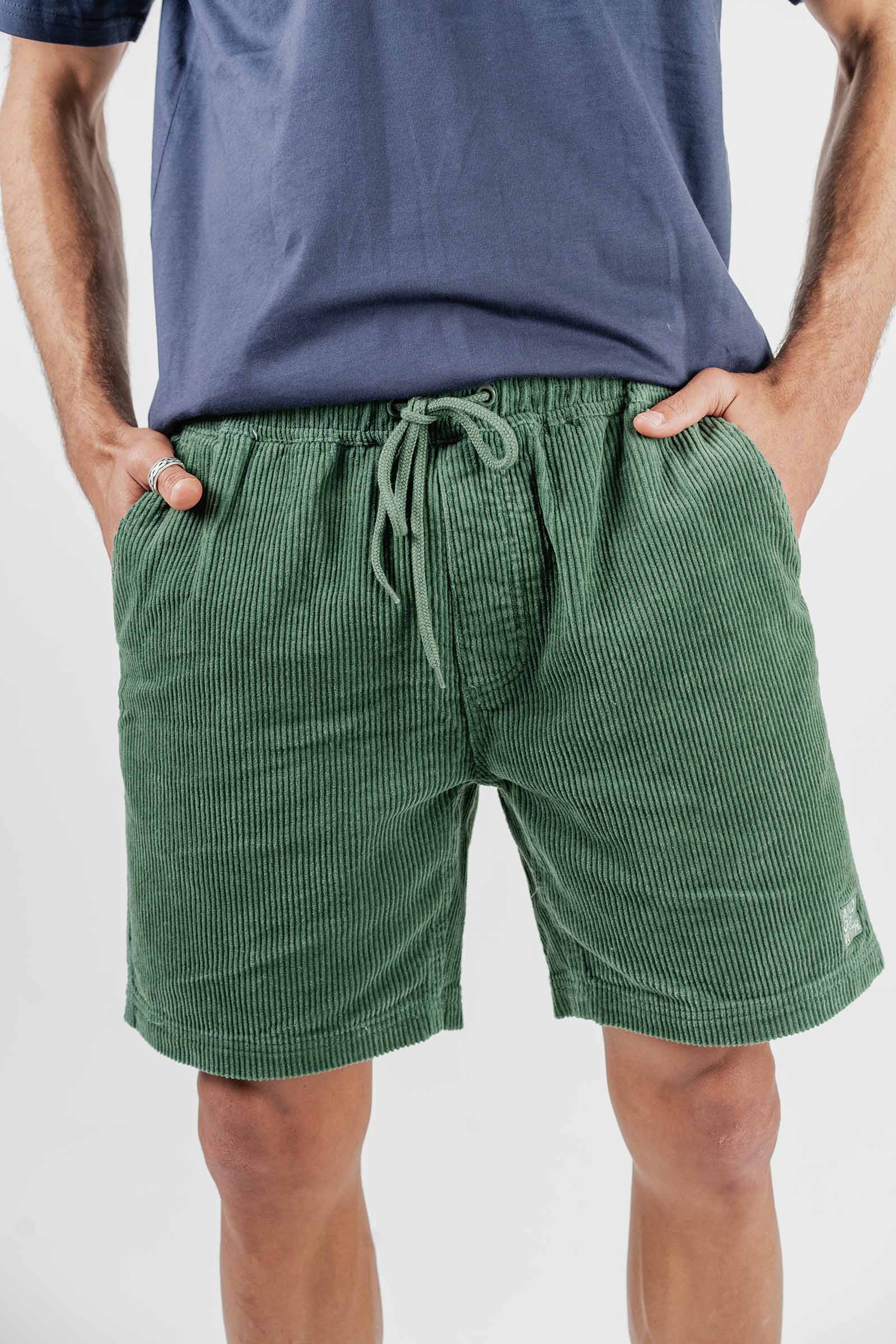 Beach Bum Corduroy Shorts Green