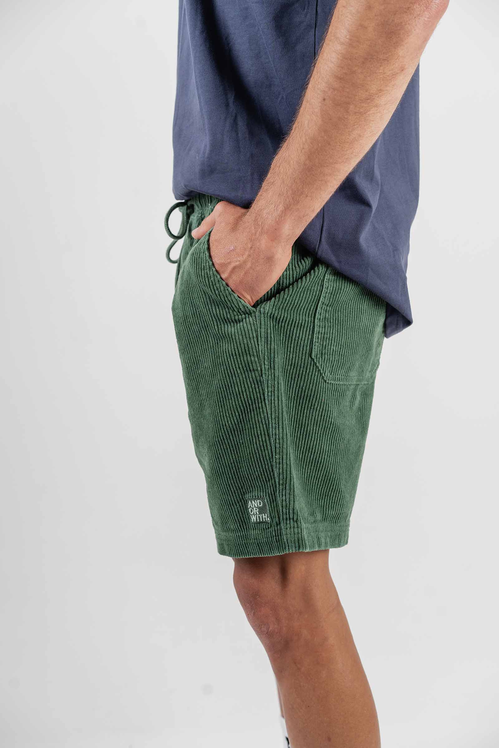 Beach Bum Corduroy Shorts Green