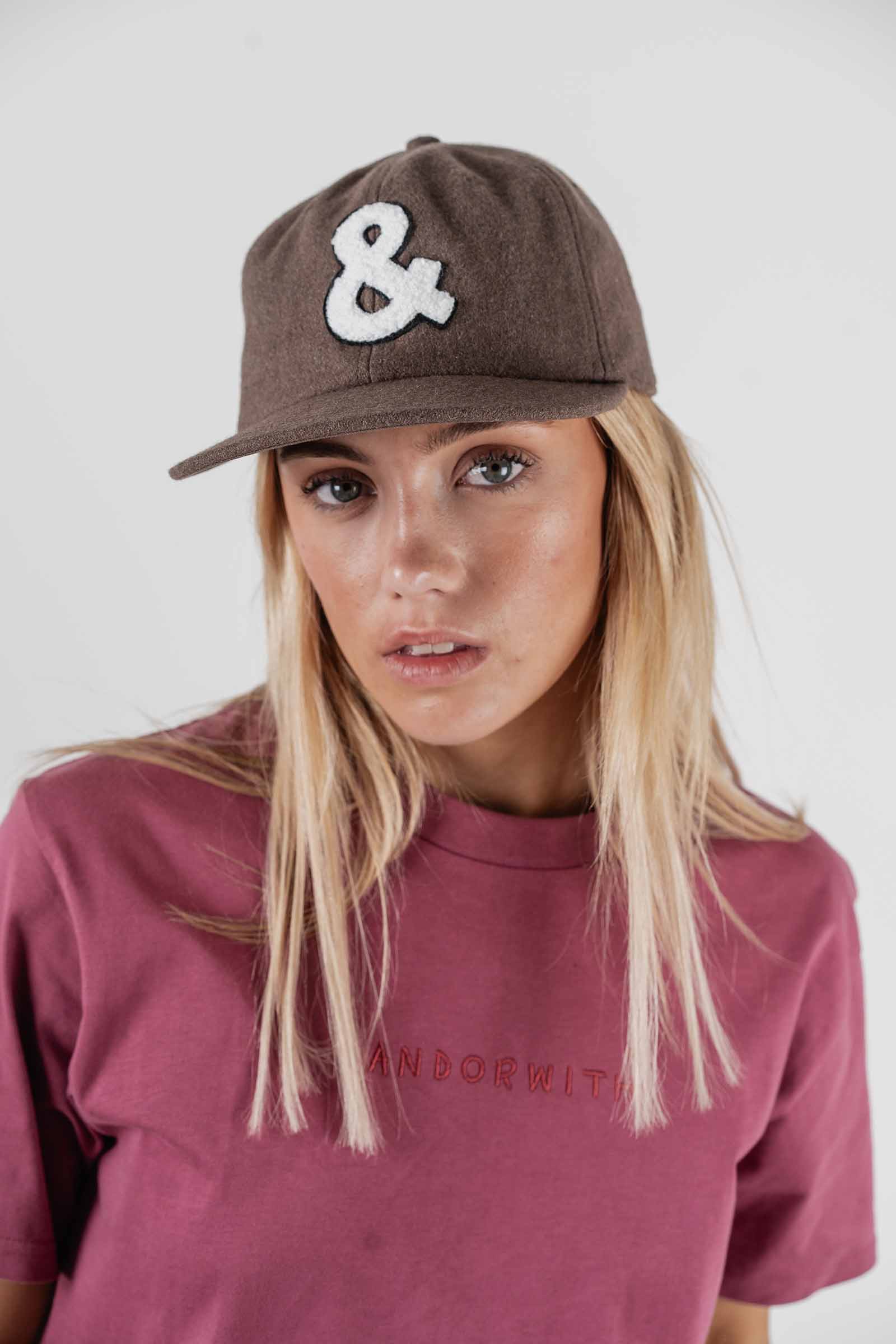 Team Wool Baseball Cap Coffee