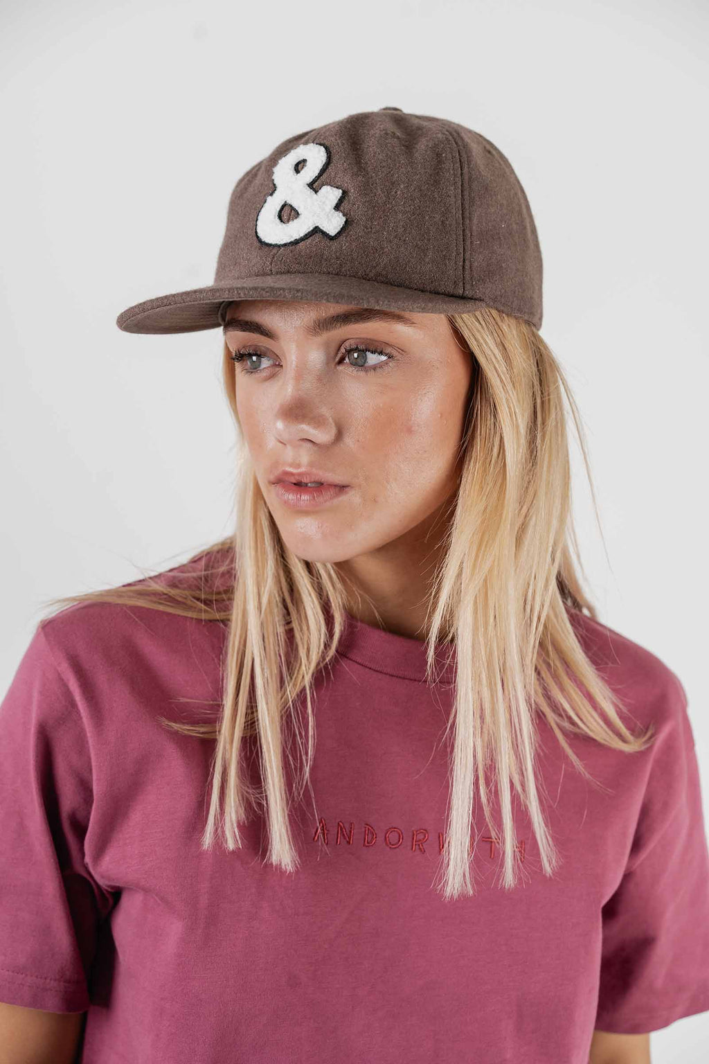 Team Wool Baseball Cap Coffee