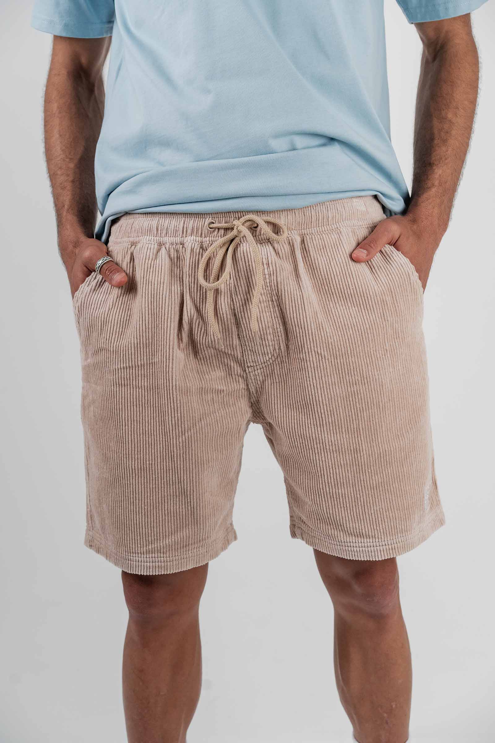 Beach Bum Corduroy Shorts Cream