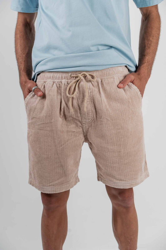 Beach Bum Corduroy Shorts Cream