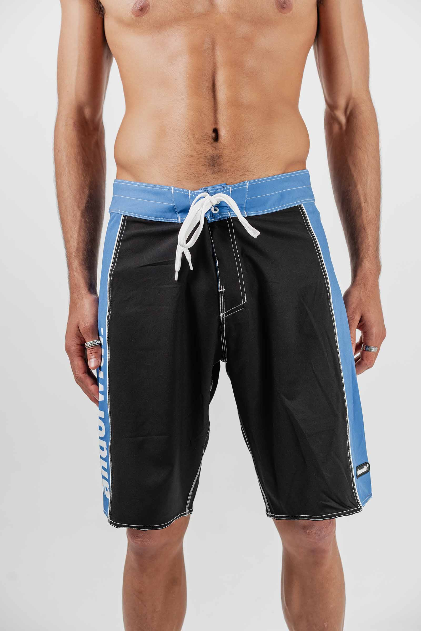 Statement Surf 20" Boardshort Black/Blue