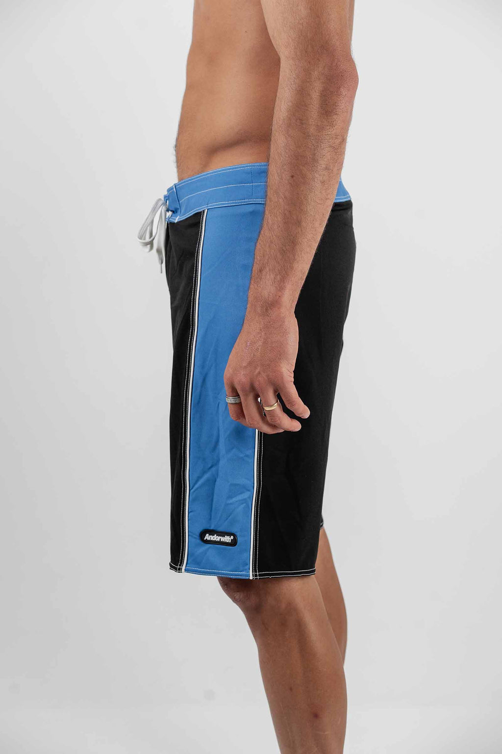 Statement Surf 20" Boardshort Black/Blue