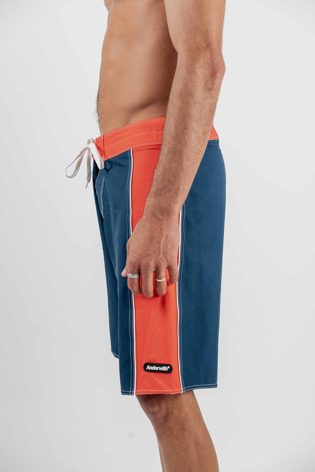 Statement Surf 20" Boardshort Navy/Red