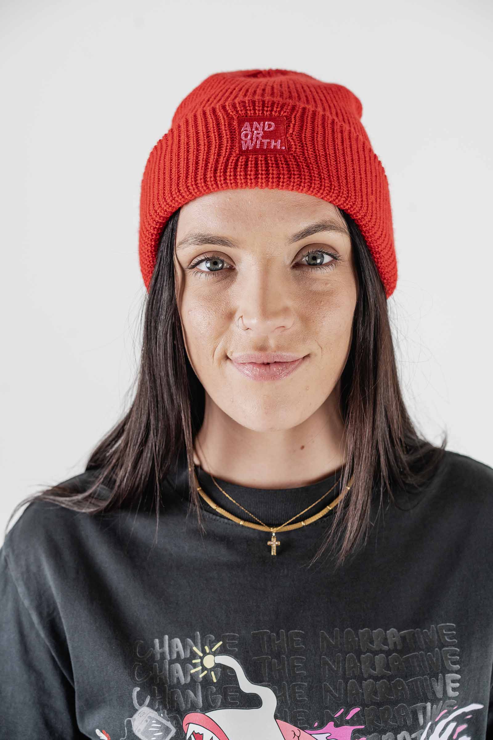 Logo Beanie Red